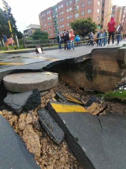 emergencia de la Calle 3 con Carrera 60