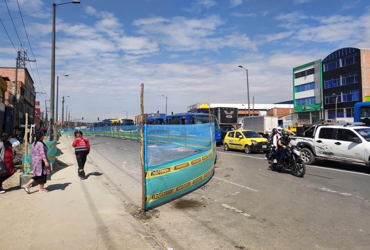 Cierres viales en la avenida Ciudad de Cali