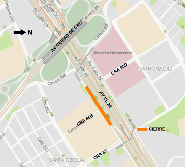 Mapa 1. Zona de obra.