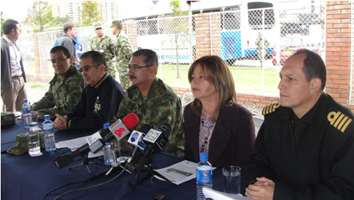 Directora del IDU, Maria Fernanda Rojas, recibió predios del Cantón Norte por parte del Ministerio de Defensa