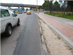Conectante Av calle 26 con Av Rojas sentido oriente - occidente