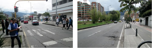 Estado actual de la Avenida Callejas o Calle 127