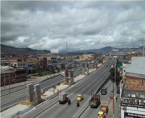 Aspectos del avance de las obras