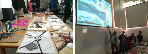 Proyectos estudiantiles presentados durante el workshop