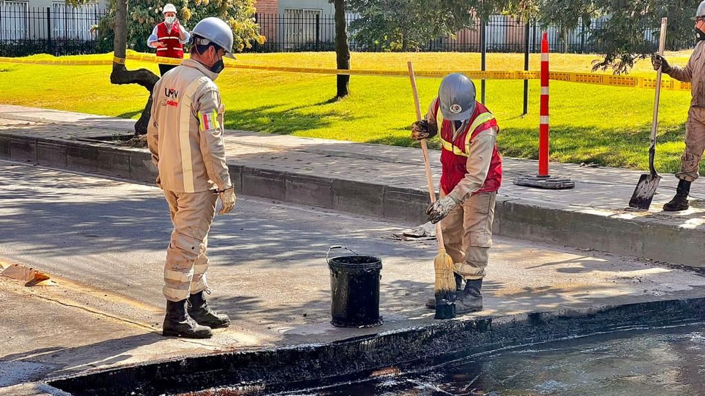 Trabajadores en obra