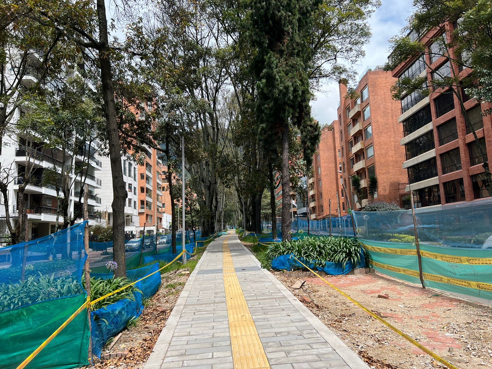 separadores de las calles 92 y 94