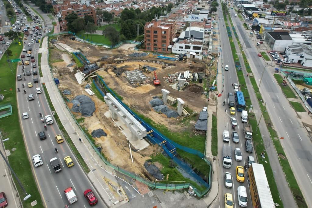 Foto aérea avenida boyacá