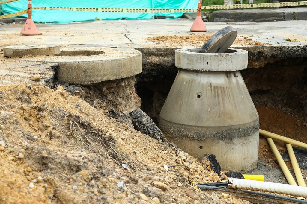 fotografía obras de la Avenida 68 con 3