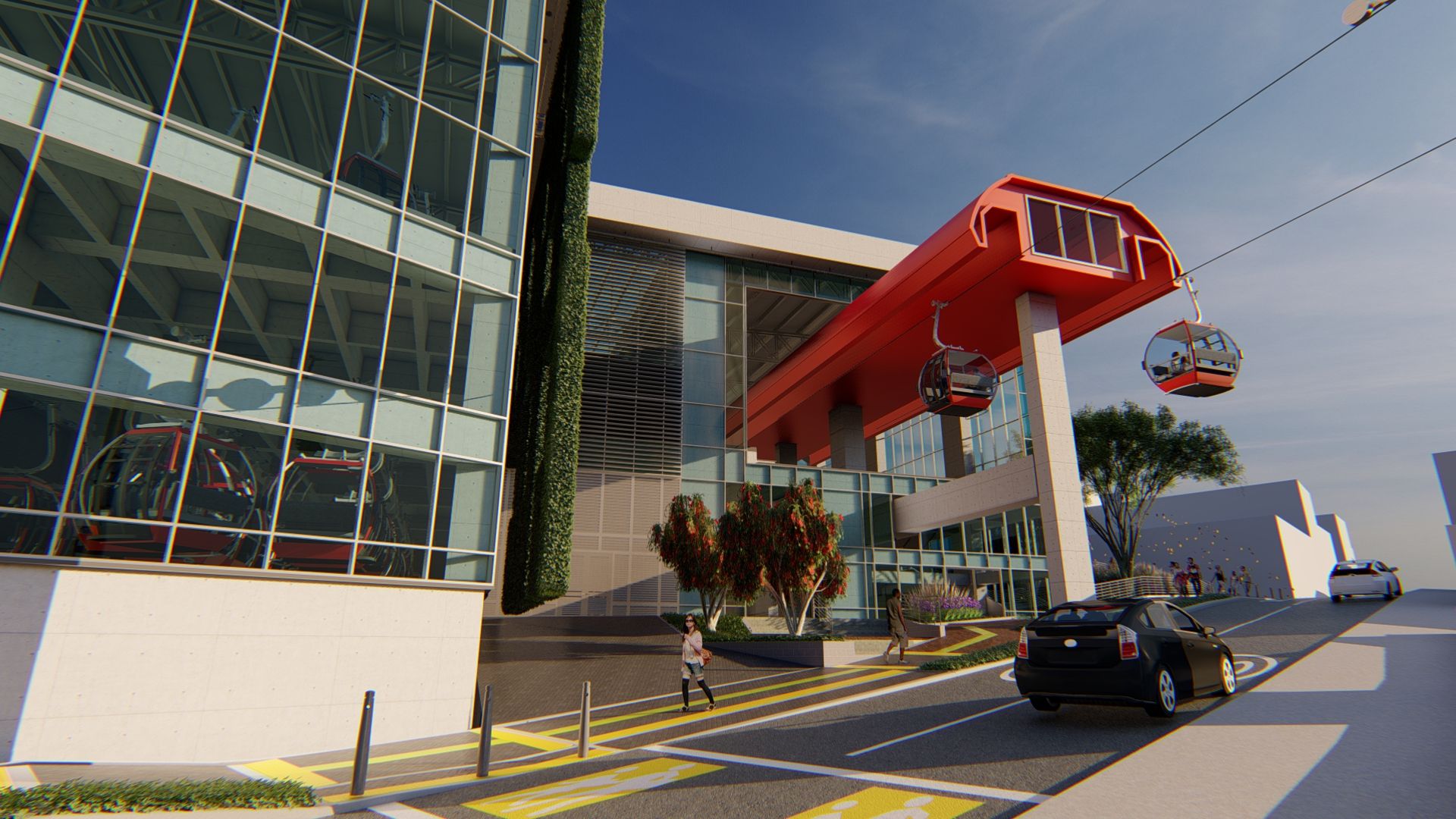 Render Cable Aéreo San Cristóbal