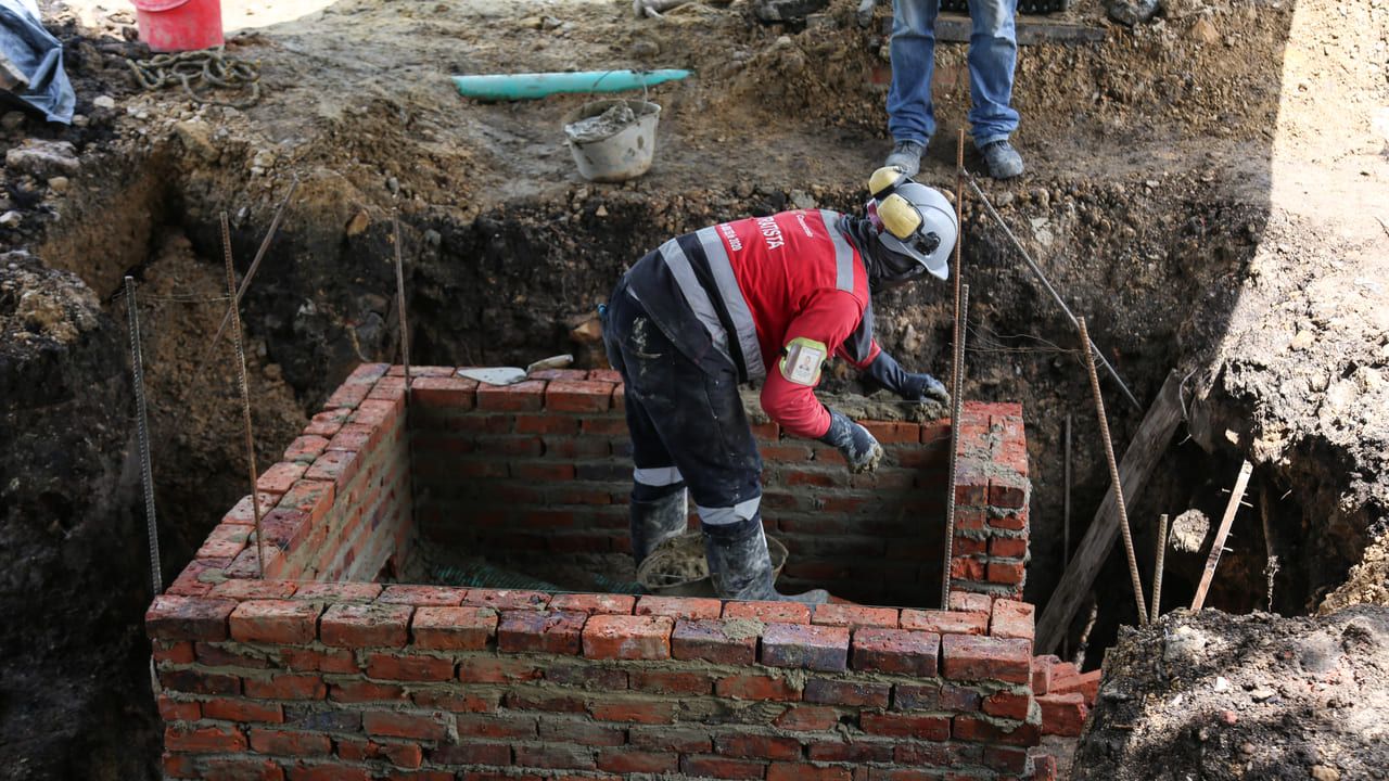 Fotografía trabajador en obra