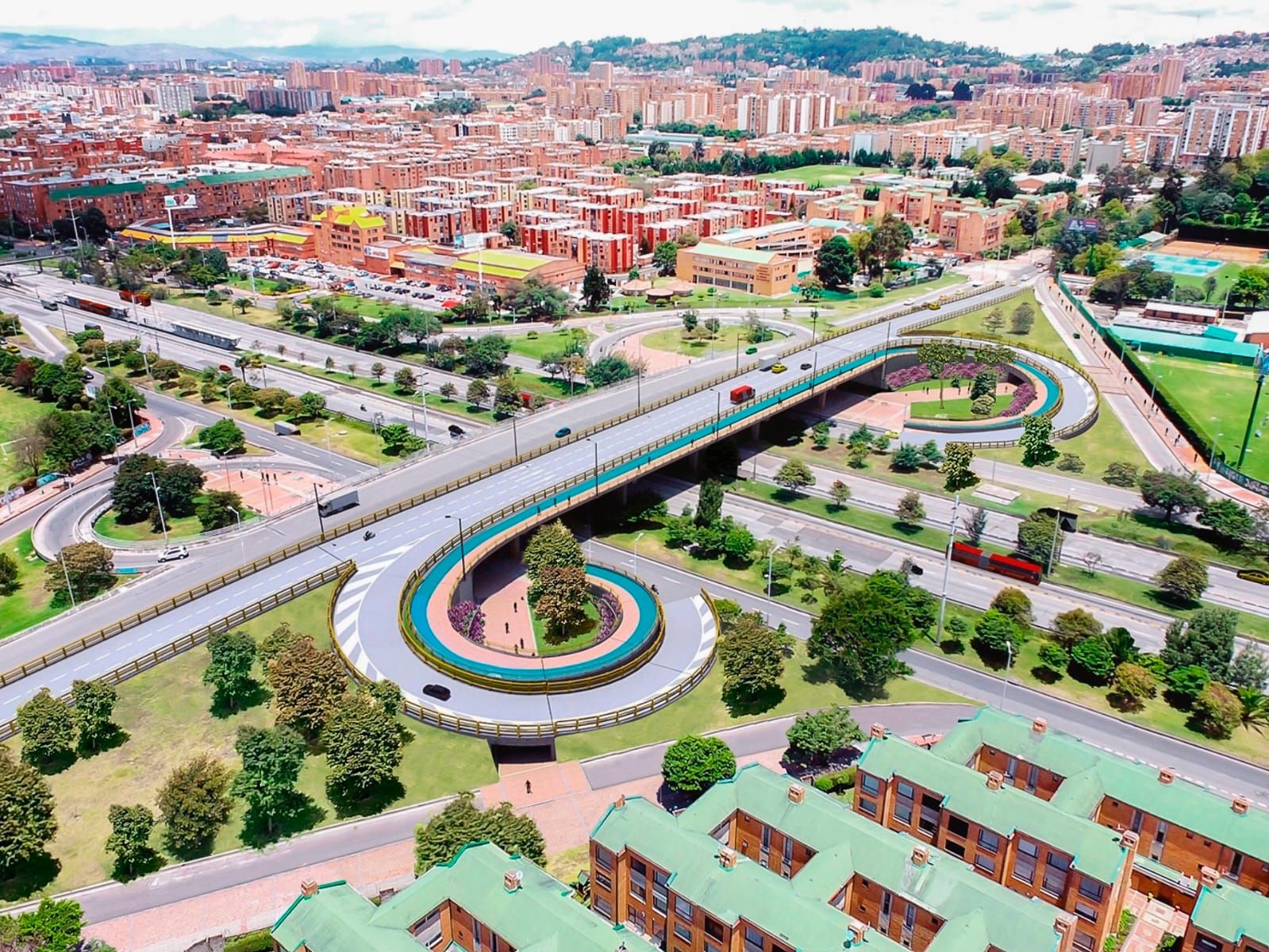 render puente vehicular de la calle 153