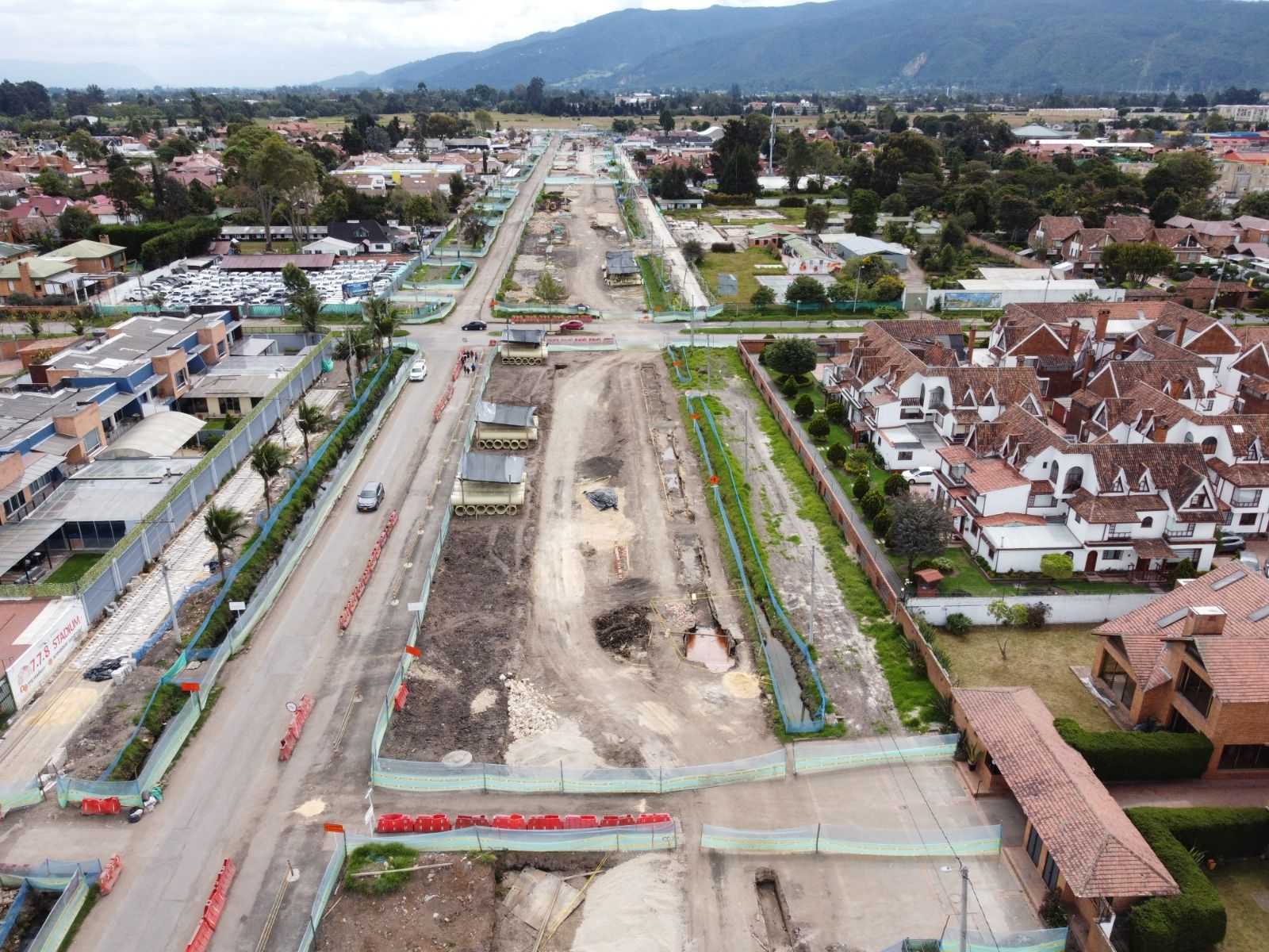 fotografía obra ampliación de la avenida Boyacá
