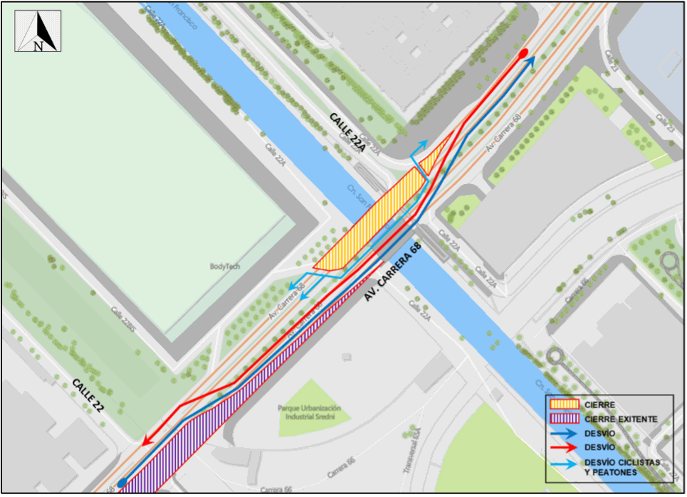 Mapa 2.Tránsito vehicular.