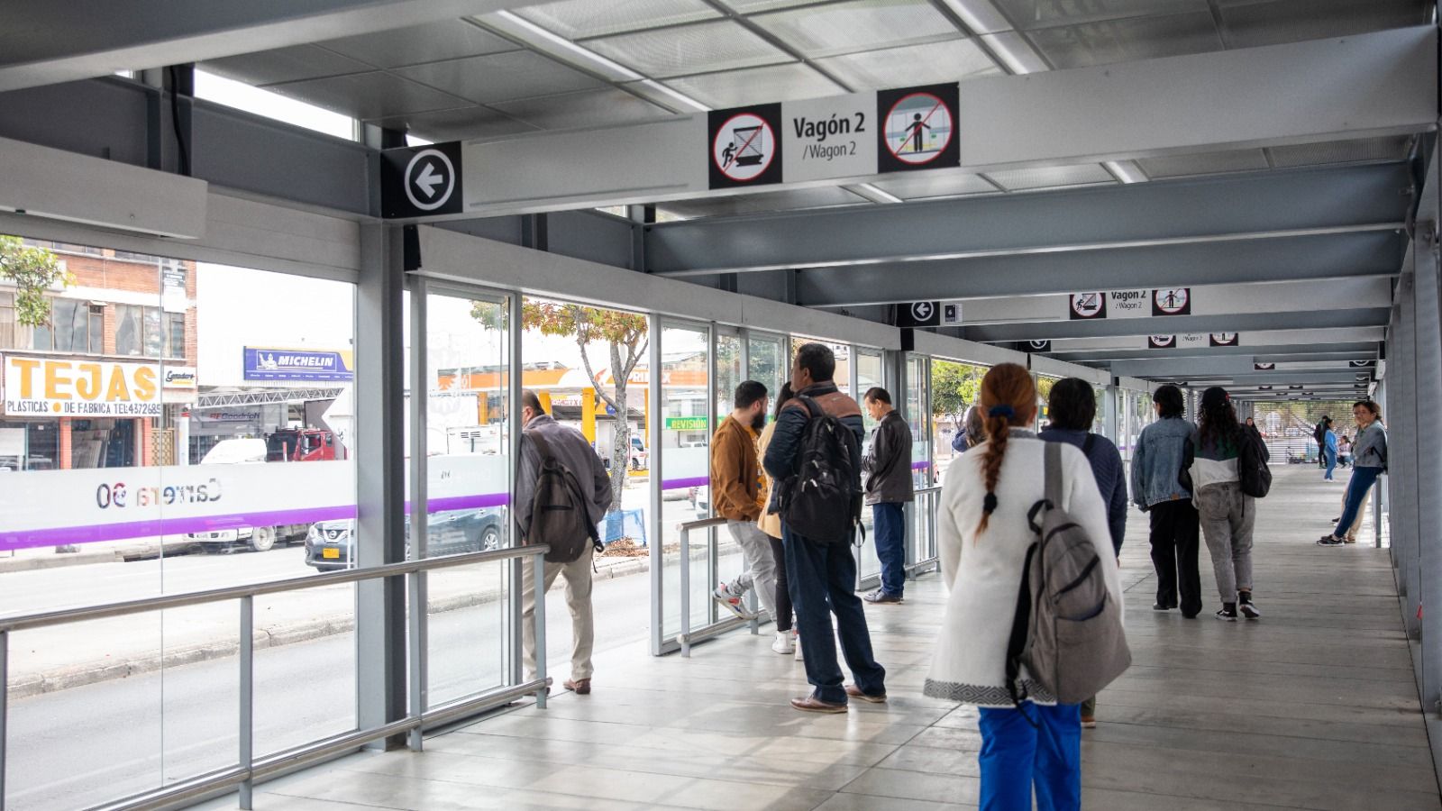 Estación de TransMilenio 'Carrera 90', en la calle 80
