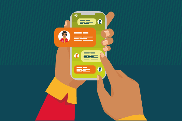 Texto de Odoo y bloque de imagen