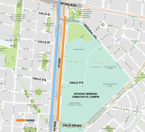 Mapa 1. Zona de Obra.