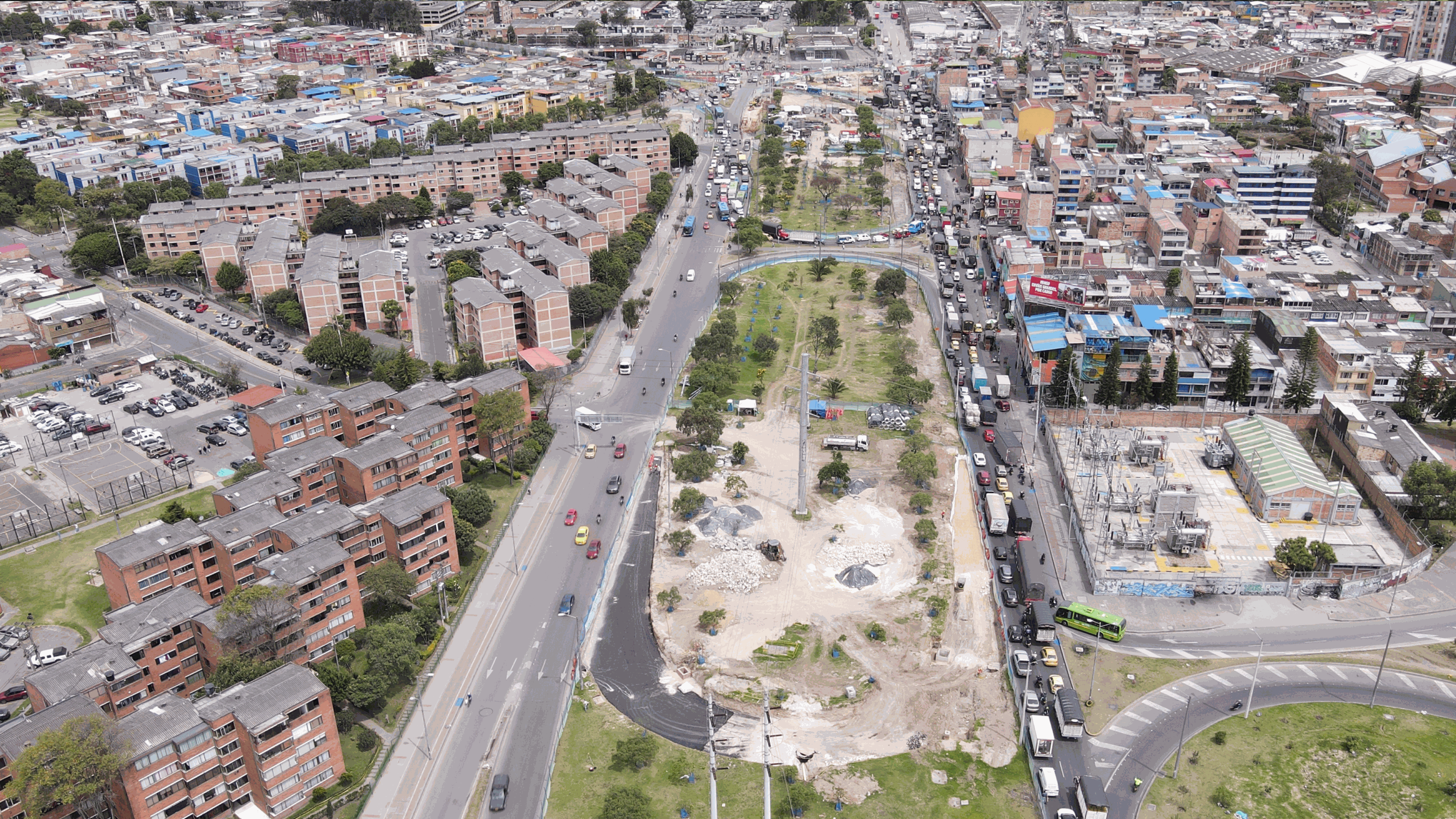 Vías y espacio público zonas industriales de Montevideo y Puente Aranda Grupo 4